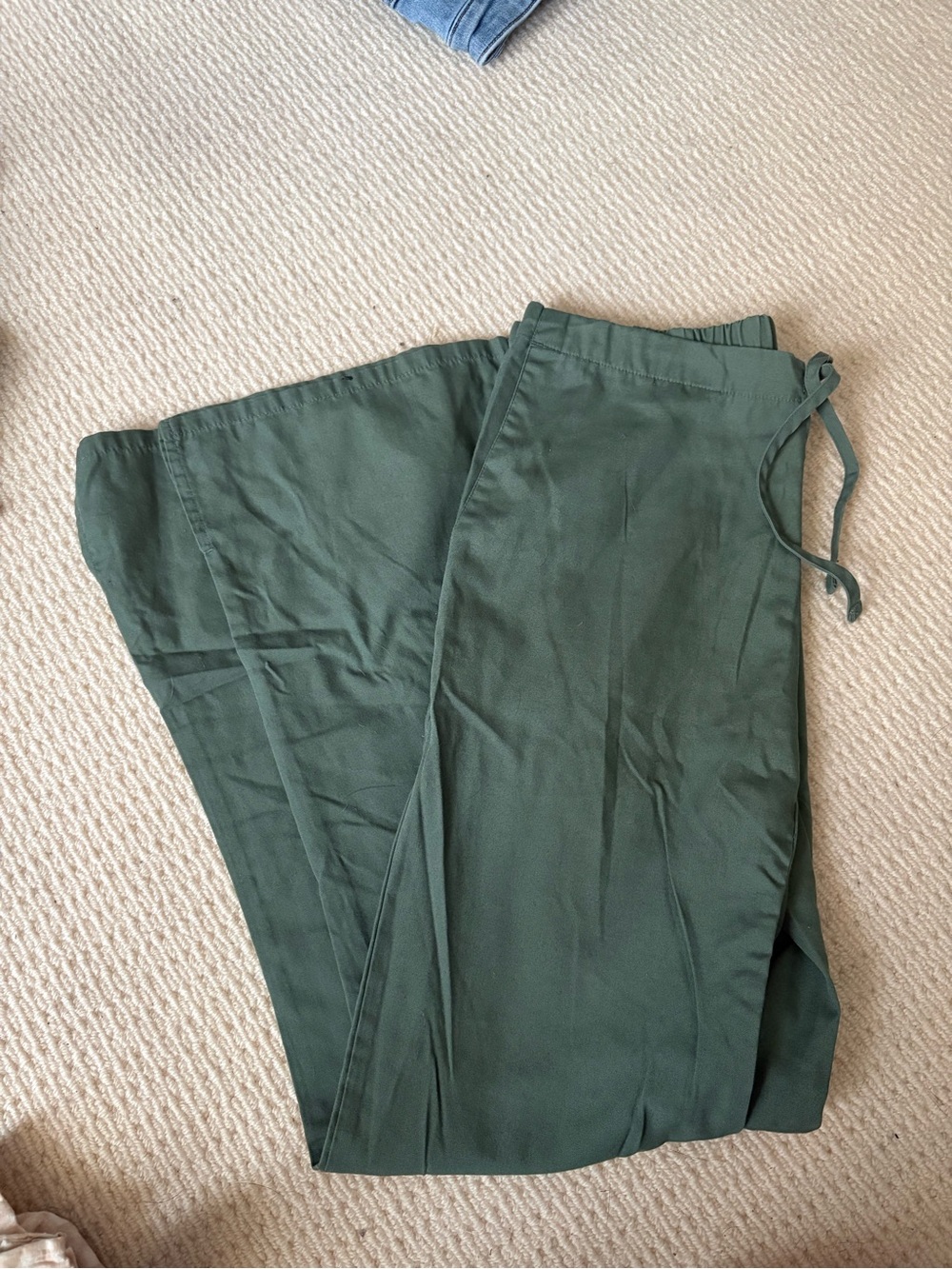 Green scrub pants